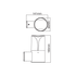 E27 WALL LUMINAIRE 230V AC DARK GREY IP54 MAX.23W - ledmania.gr