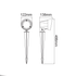 LED COB SPOT LUMINAIRE & SPIKE 19W 1400LM 40° 230V AC 3.000K DARK GREY CRI80 IP65 30.000HRS - ledmania.gr