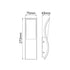 LED SMD WALL LUMINAIRE 7W 520LM 120° 230V AC 3.000K DARK GREY CRI80 IP65 30.000HRS
