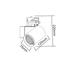 SAND WHITE LED TRACK LUMINAIRE 20W 4000K 3-PHASE 38° 2400LM 230V AC Ra80 5YRS - ledmania.gr