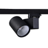 SAND BLACK LED TRACK LUMINAIRE 40W 3000K 3-PHASE 38° 4200LM 230V AC Ra80 5YRS - ledmania.gr