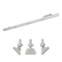 WHITE LED LINEAR MOVABLE TRACK LUMINAIRE 40W 4000K 3-PHASE 90° 5600LM 230V AC Ra90 L1144MM MM 5YRS - ledmania.gr