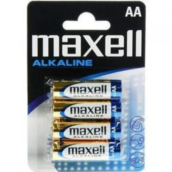 MAXELL LR06 AA ALKALINE 4BL - ledmania.gr