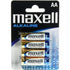 MAXELL LR06 AA ALKALINE 4BL - ledmania.gr