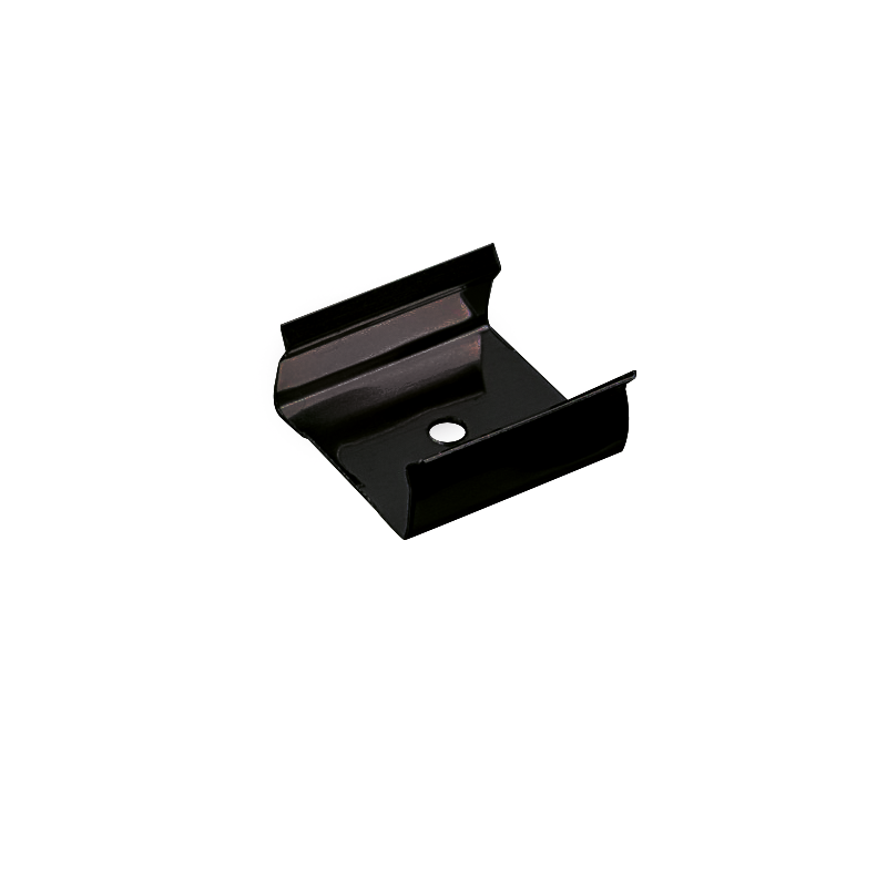 ΜΑΥΡΟ ΜΕΤΑΛΛΙΚΟ ΚΛΙΠ ΓΙΑ ΠΡΟΦΙΛ P108* & P109* - ledmania.gr