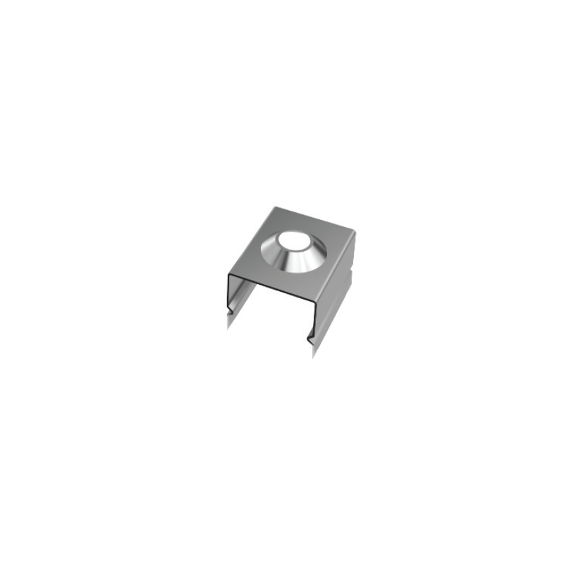 METAL MOUNTING CLIP FOR PROFILE P2LA & P101 - ledmania.gr