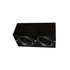 ^  ΣΠΟΤ ΟΡΟΦΗΣ AR111 ΔΙΠΛΟ ΜΑΥΡΟ 150x300x120 - ledmania.gr