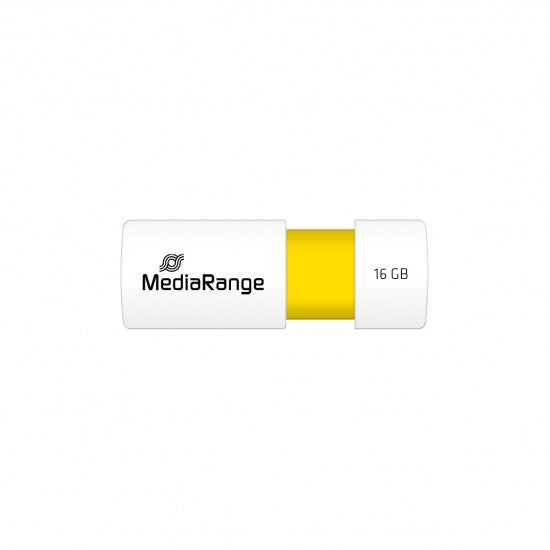 MediaRange USB 2.0 Flash Drive Color Edition 16GB (Yellow) (MR972) - ledmania.gr