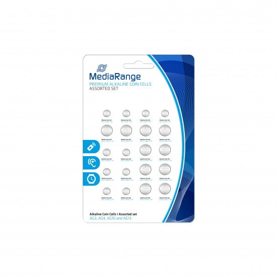 Αλκαλική Μπαταρία MediaRange Premium Coin Cells Assorted Set (20 Pack) - ledmania.gr