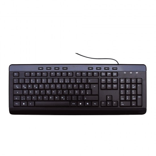 MediaRange Multimedia Keyboard, Wired (Black) (MROS102-GR) - ledmania.gr