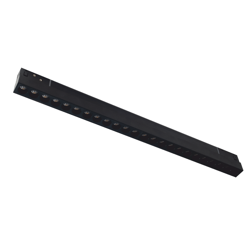 ΜΑΥΡΟ ΜΑΤ ΜΑΓΝΗΤΙΚΟ ΓΡΑΜΜΙΚΟ ΦΩΤΙΣΤΙΚΟ 48V DC 24W 4000K 2200LM 36° OSRAM RA90 L436MM - ledmania.gr