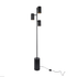 ΔΑΠΕΔΟΥ ΜΑΥΡΟ ΜΕΤΑΛΛΟ D15*H165cm 3ΧΕ27 KENNETH - ledmania.gr