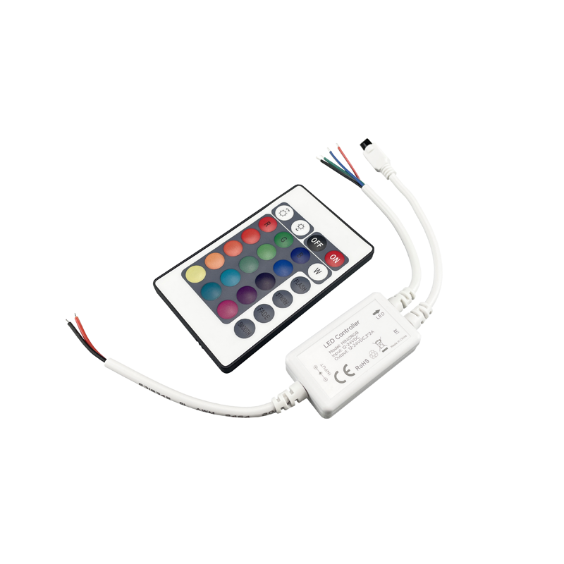 RGB LED ΕΛΕΓΚΤΗΣ 6A 72W/12V 144W/24V ΜΕ ΤΗΛΕΧΕΙΡΙΣΤΗΡΙΟ - ledmania.gr