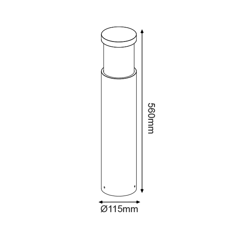 ^ΦΩΤΙΣΤΙΚΟ ΚΗΠΟΥ 560MM IP65 Ε27 Max.7W ΜΑΥΡΟ ΤΣΙΜΕΝΤΟ & PC ΚΑΛΥΜΜΑ - ledmania.gr