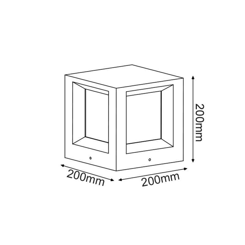 ^ΦΩΤΙΣΤΙΚΟ ΚΗΠΟΥ 200MM IP65 Ε27 Max.7W ΛΕΥΚΟ ΤΣΙΜΕΝΤΟ & PC ΚΑΛΥΜΜΑ - ledmania.gr