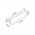 ^ΕΠΙΤΟΙΧΟ ΓΡΑΜΜΙΚΟ ΦΩΤΙΣΤΙΚΟ LED SMD 12W 660LM 230V AC 3000K RA80 IP65 30.000HRS ΜΑΥΡΟ ΤΣΙΜΕΝΤΟ - ledmania.gr