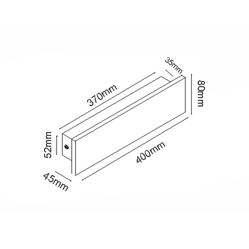 ^ΕΠΙΤΟΙΧΟ ΓΡΑΜΜΙΚΟ ΦΩΤΙΣΤΙΚΟ LED SMD 12W 760LM 230V AC 3000K RA80 IP65 30.000HRS ΛΕΥΚΟ ΤΣΙΜΕΝΤΟ - ledmania.gr