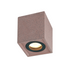^ΕΠΙΤΟΙΧΟ Φ/Σ 1ΧGU10 ΚΟΚΚΙΝΟ ΤΣΙΜΕΝΤΟ 8,5X8,5XH10CM MONTE - ledmania.gr