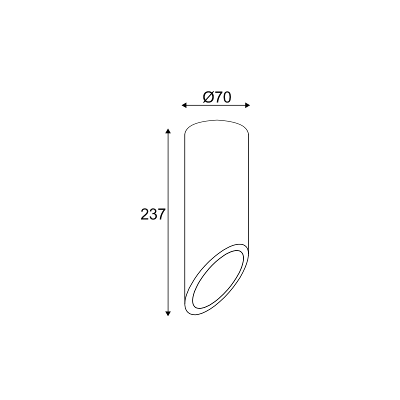 ΟΡΟΦΗΣ Φ/Σ 1ΧGU10 ΚΟΚΚΙΝΟ ΤΣΙΜΕΝΤΟ D7XH24CM FALTSO - ledmania.gr