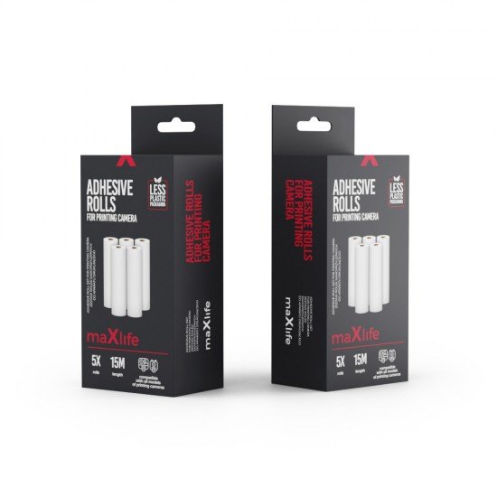 Maxlife adhesive roll set for printing camera - ledmania.gr