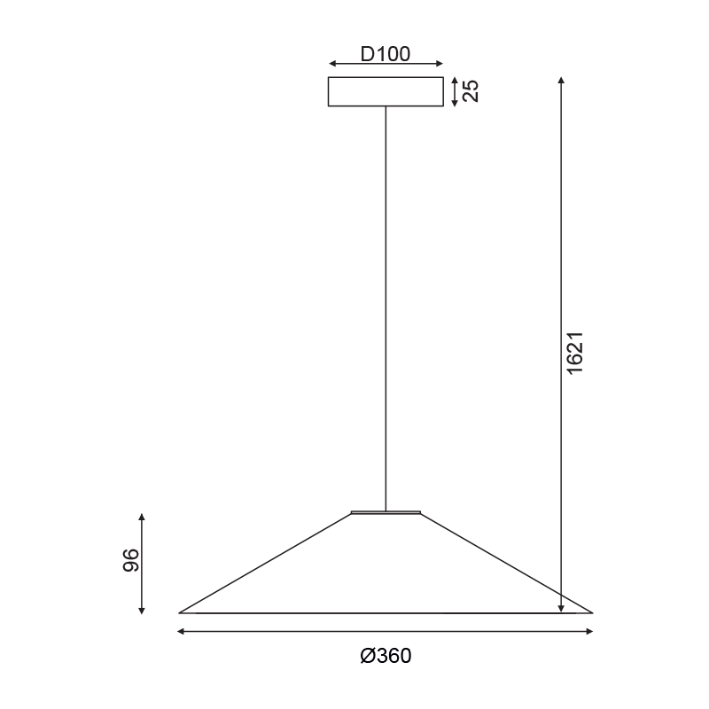 ^ΚΡΕΜΑΣΤΟ Φ/Σ 1Χ GX53 WALNUT ΞΥΛΟ D36XH160CM NAIROBI - ledmania.gr