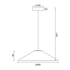 ^ΚΡΕΜΑΣΤΟ Φ/Σ 1Χ GX53 WALNUT ΞΥΛΟ D36XH160CM NAIROBI - ledmania.gr
