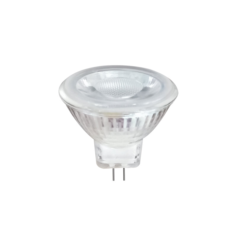 LED SMD G4 MR11 2,5W 3000K 12V AC/DC 200LM RA80 30000H 30° GLASS - ledmania.gr