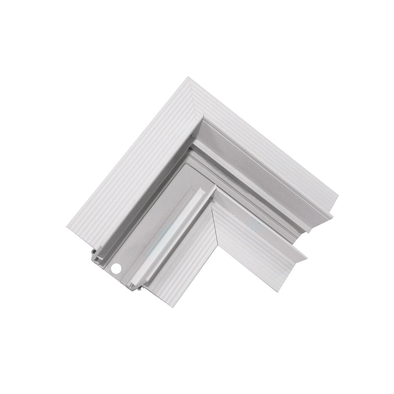 ΓΩΝΙΑ 90° ΓΙΑ ΜΑΓΝΗΤΙΚΗ ΡΑΓΑ TRIMLESS  ΛΕΥΚΗ ΜΑΤ - ledmania.gr