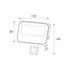ΠΡΟΒΟΛΕΑΣ LED SMD ΛΕΥΚΟΣ ΜΕ ΑΙΣΘΗΤΗΡΑ 20W  3CCT 2000LM 185-265V RA>80 IP66 - ledmania.gr