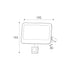 ΠΡΟΒΟΛΕΑΣ LED SMD ΜΑΥΡΟΣ  ΜΕ ΑΙΣΘΗΤΗΡΑ100W 50W 3CCT 5000LM 185-260V RA>80 IP66 - ledmania.gr