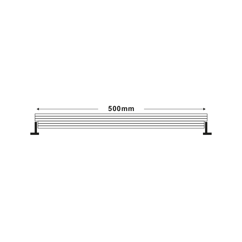 LED WALLWASHER 18W, 1530lm 4000K, 15° x 60° 0,5m, IP66, 3years warranty with fast connectors - ledmania.gr