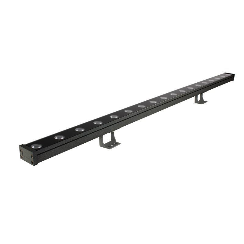 LED WALLWASHER 36W, 2880lm, 4000K,  15° x 60°, 1m, IP66, 3 years warranty with fast connectors - ledmania.gr