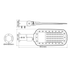 LED STREET LUMINAIRE 100W 14000LM 4000K 140x90˚ CLASS I 230V AC IP66 - ledmania.gr