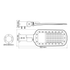 LED STREET LUMINAIRE 40W 5600LM 4000K 140x90˚ CLASS I 230V AC IP66 - ledmania.gr