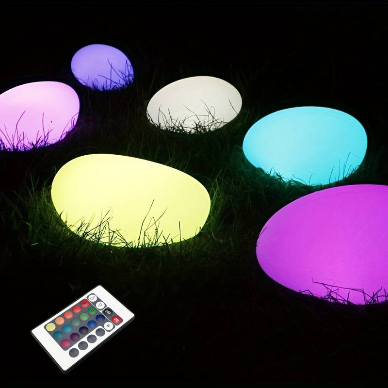 ΗΛΙΑΚΗ/ΕΠΑΝΑΦΟΡΤΙΖΟΜΕΝΗ RGBW LED ΠΕΤΡΑ 26*20*14cm IP54 LiFePO4 1800mAh - ledmania.gr