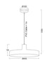 ΚΡΕΜΑΣΤΟ Φ/Σ 1ΧΕ27 ΜΕΤΑΛΛΙΚΟ ΜΑΥΡΟ Φ60ΧΗ120CM - ledmania.gr