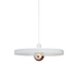 ΚΡΕΜΑΣΤΟ Φ/Σ 1ΧΕ27 ΜΕΤΑΛΛΙΚΟ ΛΕΥΚΟ Φ60ΧΗ120CM DOMENICA - ledmania.gr