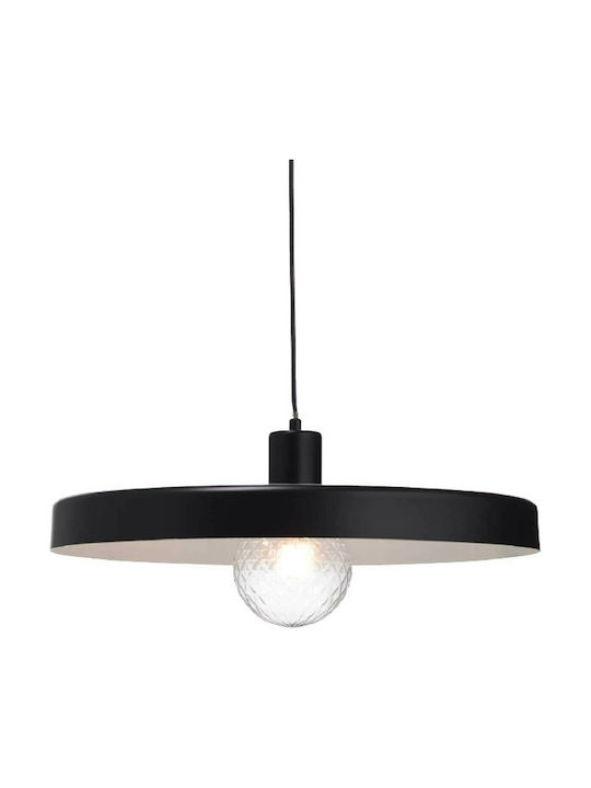 ΚΡΕΜΑΣΤΟ Φ/Σ 1ΧΕ27 ΜΕΤΑΛΛΙΚΟ ΜΑΥΡΟ Φ50ΧΗ120CM - ledmania.gr