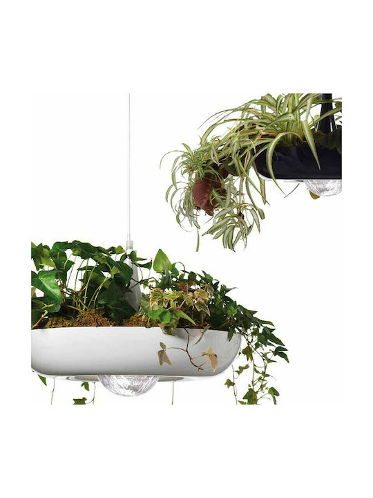 ΚΡΕΜΑΣΤΟ Φ/Σ 1ΧΕ27 ΜΕΤΑΛΛΙΚΟ ΛΕΥΚΟ Φ40ΧΗ120CM - ledmania.gr