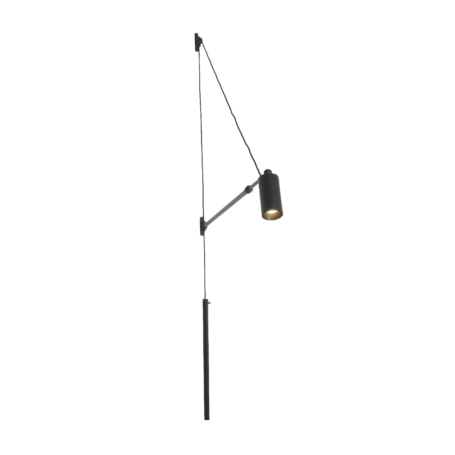 Επιτοίχιο Φωτιστικό LED ACA Bella OKN5014WBK Αμμώδες Μαύρο 6W 3000K 430lm