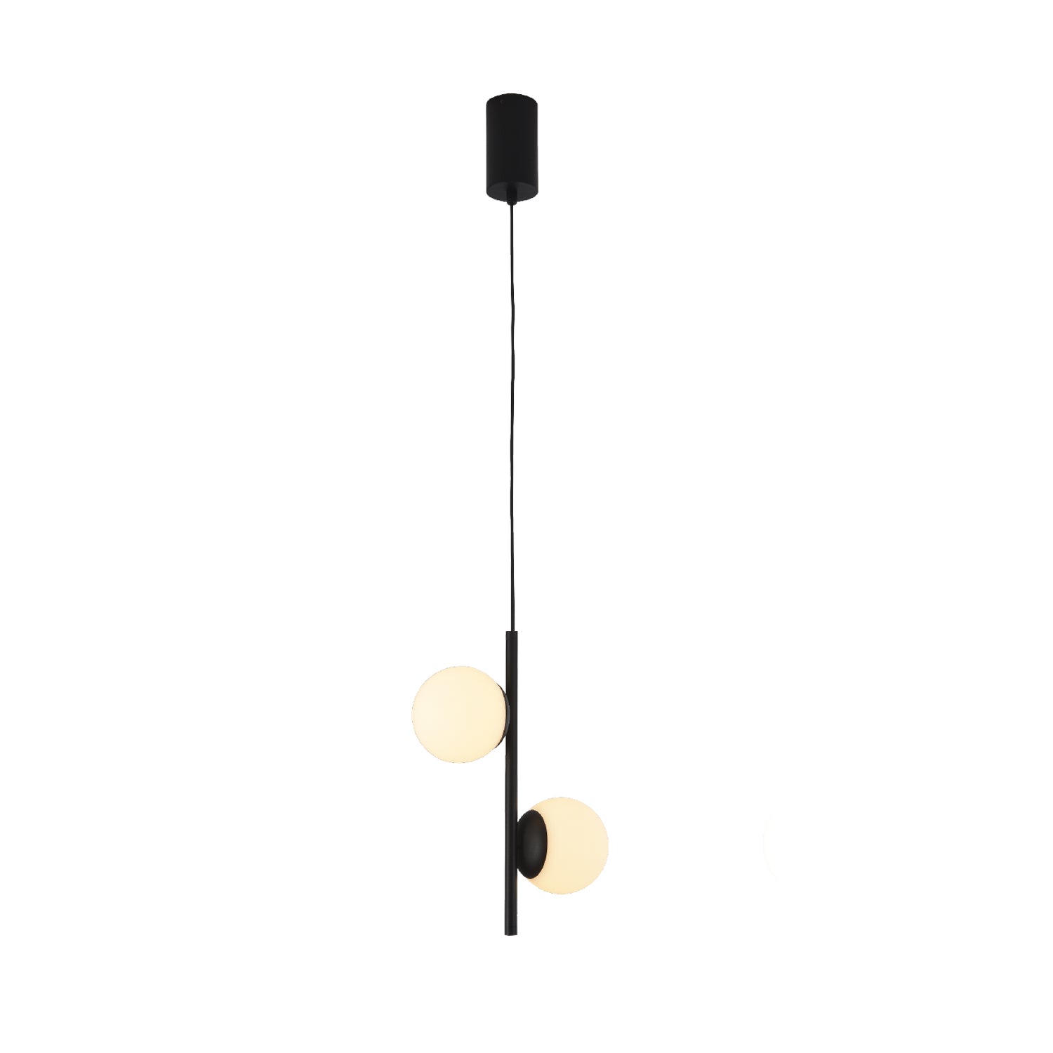 Κρεμαστό Φωτιστικό LED ACA Ball OKN96162BK Αμμώδες Μαύρο 10W 3000K 1100lm