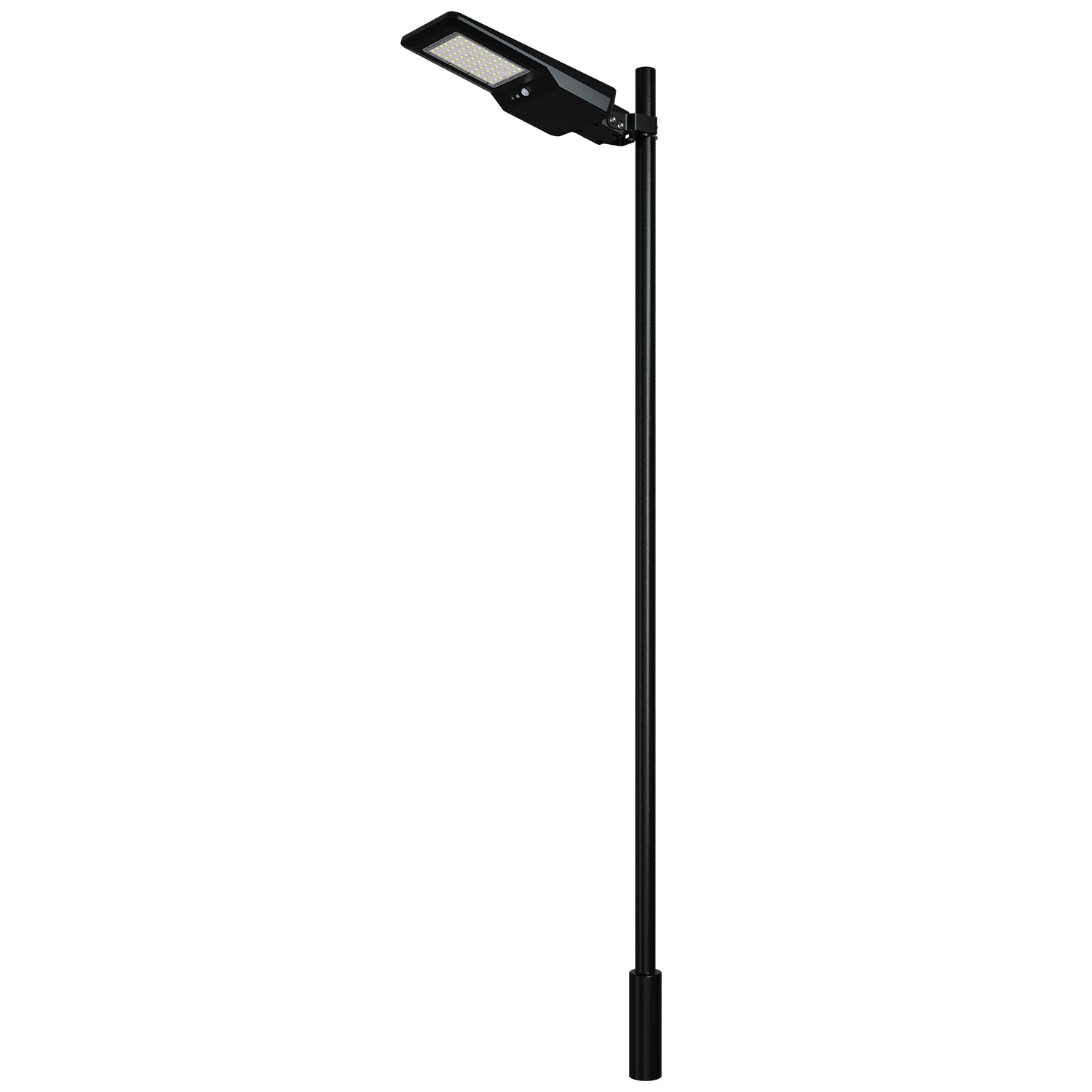 ΗΛΙΑΚΟ ΦΩΤΙΣΤΙΚΟ ΟΔΙΚΟΥ ΔΙΚΤΥΟΥ LED SMD ACA ORVAN40CCT ΜΑΥΡΟ 40W 3000K/4000K/6500K 6000LM 3CCT PIR IP65