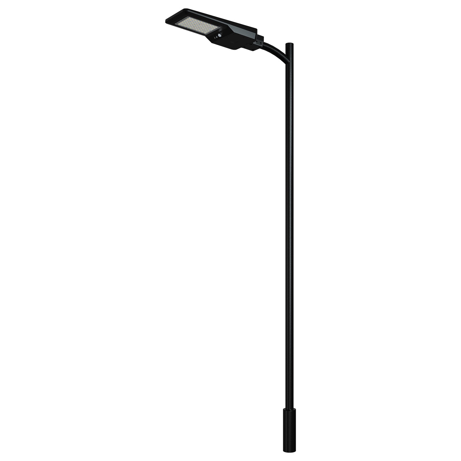 ΗΛΙΑΚΟ ΦΩΤΙΣΤΙΚΟ ΟΔΙΚΟΥ ΔΙΚΤΥΟΥ LED SMD ACA ORVAN40CCT ΜΑΥΡΟ 40W 3000K/4000K/6500K 6000LM 3CCT PIR IP65