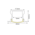 HAZEL ΠΡΟΦΙΛ ΑΛΟΥΜΙΝΙΟΥ P115U ME ΟΠΑΛ PC ΚΑΛΥΜΜΑ 2m/pc-(Τιμή Μέτρου) - ledmania.gr