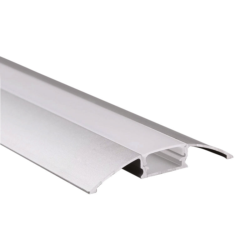 2WING ALUMINUM PROFILE WITH OPAL PC DIFFUSER 2m/pc-(Τιμή Μέτρου) - ledmania.gr