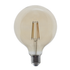 LED FILAMENT E27 DIM G125 10W AMBER 2700K 230V AC 1160LM RA80 30000H 360° - ledmania.gr
