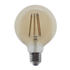 LED FILAMENT E27 DIM G95 10W AMBER 2700K 230V AC 1160LM RA80 30000H 360° - ledmania.gr