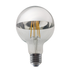 LED FILAMENT E27 DIM G95 8W SILVER 2700K 230V AC 900LM RA80 30000H 180° - ledmania.gr