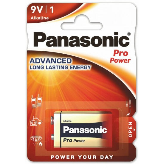 Panasonic Alkaline Pro Power 6LR61 9V (1τμχ) - ledmania.gr