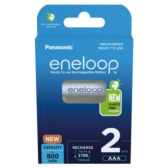 PANASONIC ENELOOP R03 AAA 800mAh BK-4MCDE/2BE BL2 - ledmania.gr